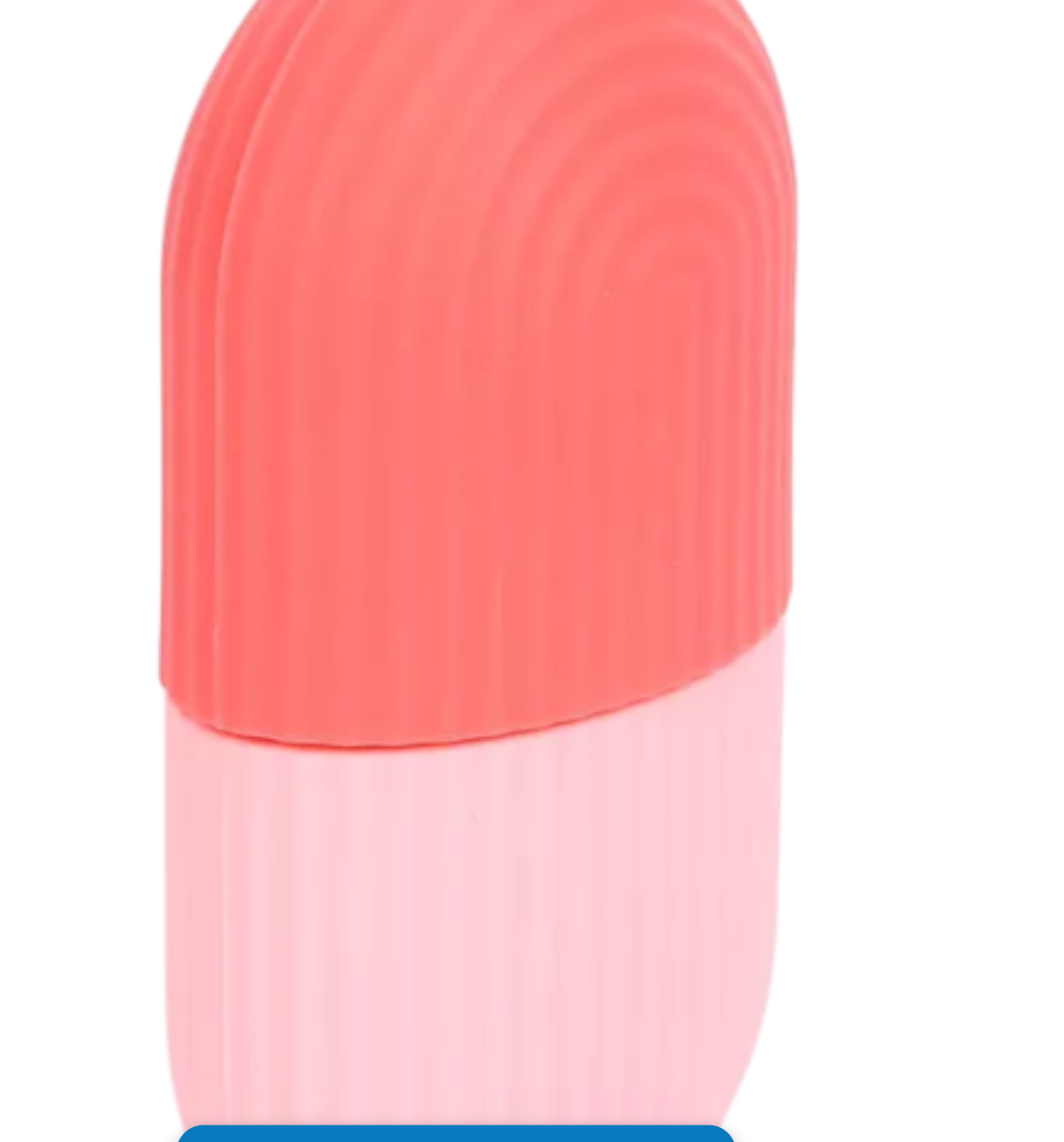 Silicone Facial Depuffing Ice Roller Mold - Pink