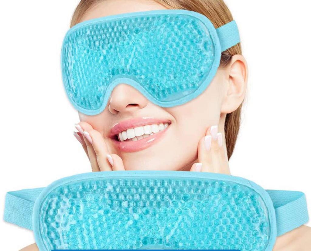 GET UNBOXED Cooling Ice Face Eye Mask Set Hot Cold Reusable Compress