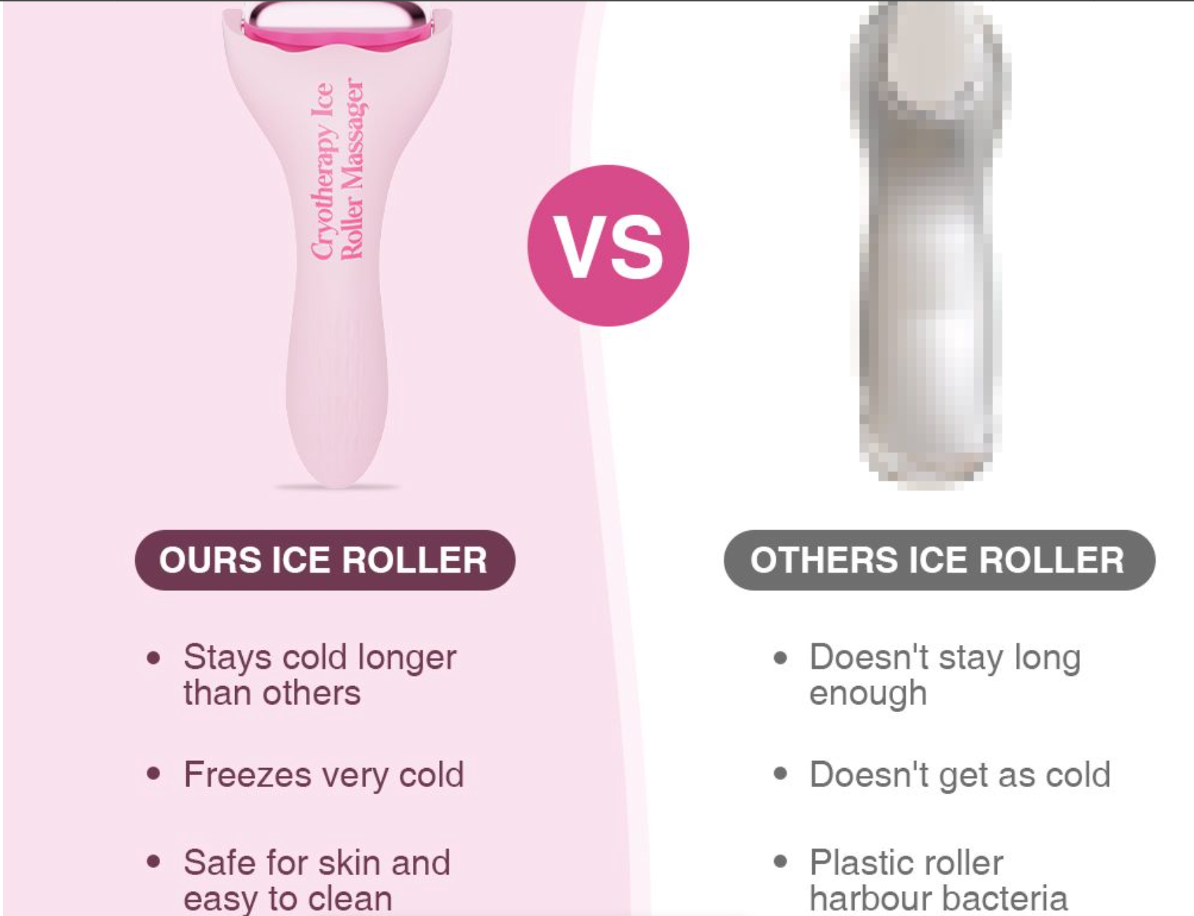 instant Chill Ice Roller Facial &amp; Body Massager