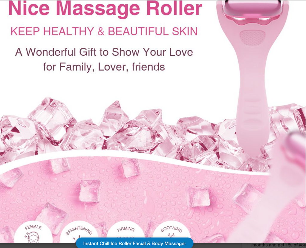 instant Chill Ice Roller Facial &amp; Body Massager