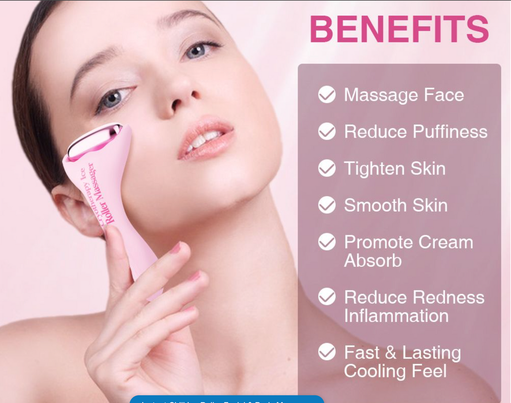 instant Chill Ice Roller Facial &amp; Body Massager