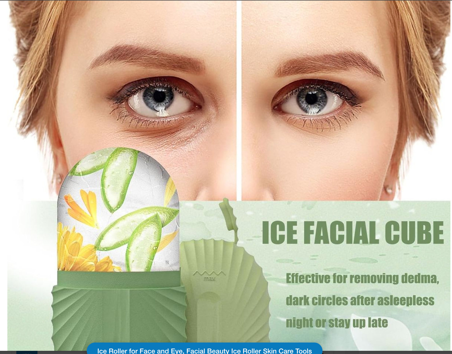 Ice Roller for Face and Eye, Facial Beauty Ice Roller Skin Care Tool