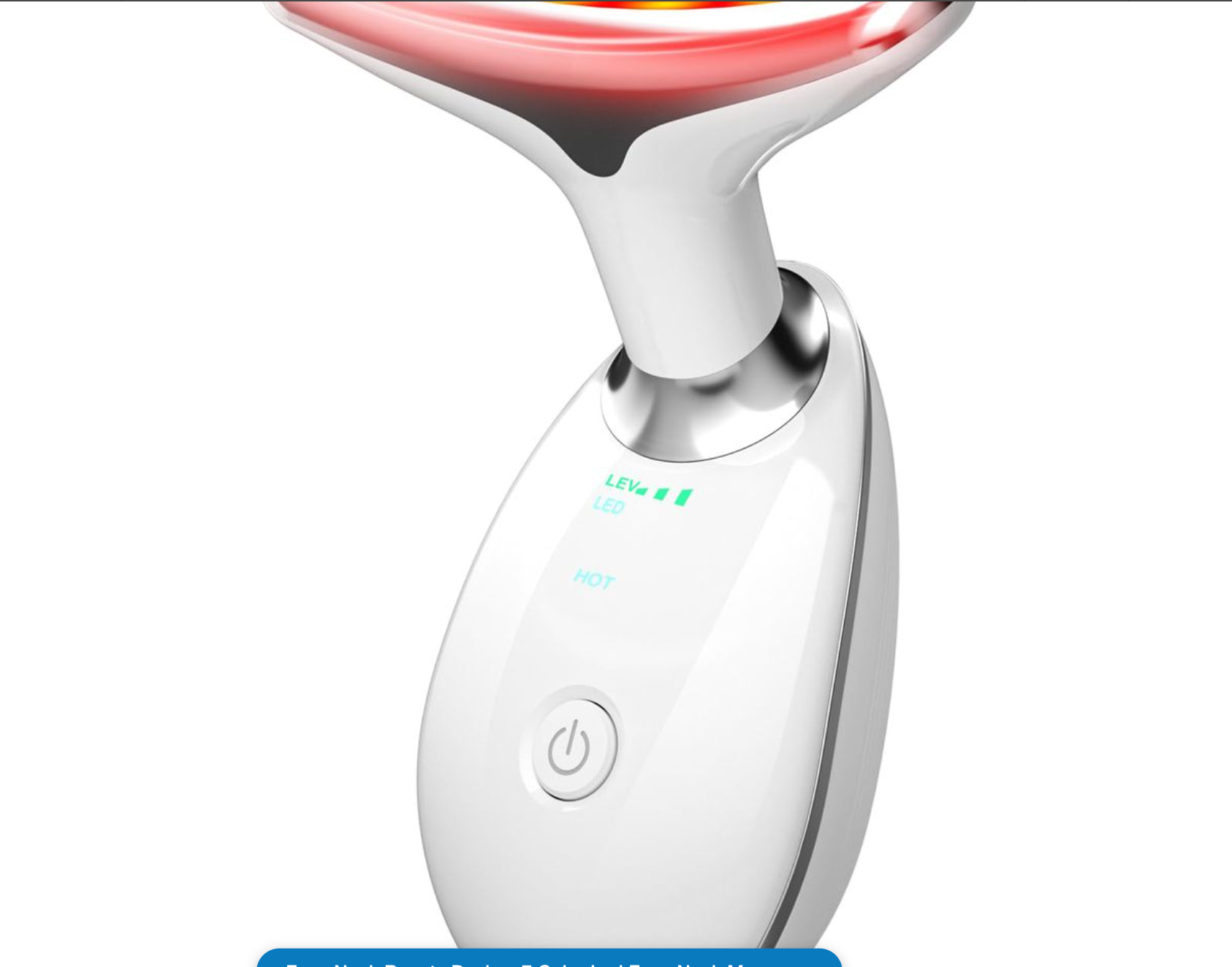 Face Neck Beauty Device, 7 Color Led Face Neck Massager
