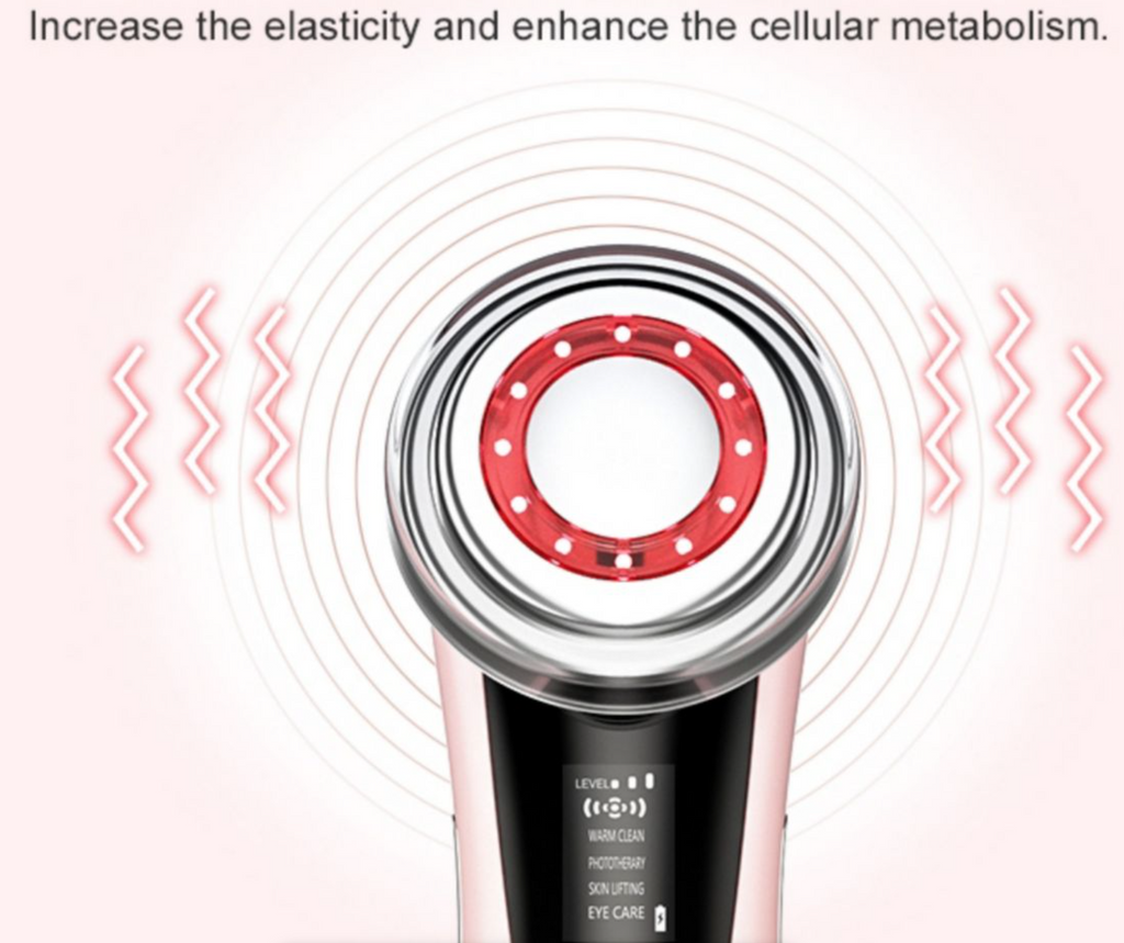 Face &amp; Neck Sculpting Wand | 3 x LED Therapy, EMS, USB-C, Rubberised Design