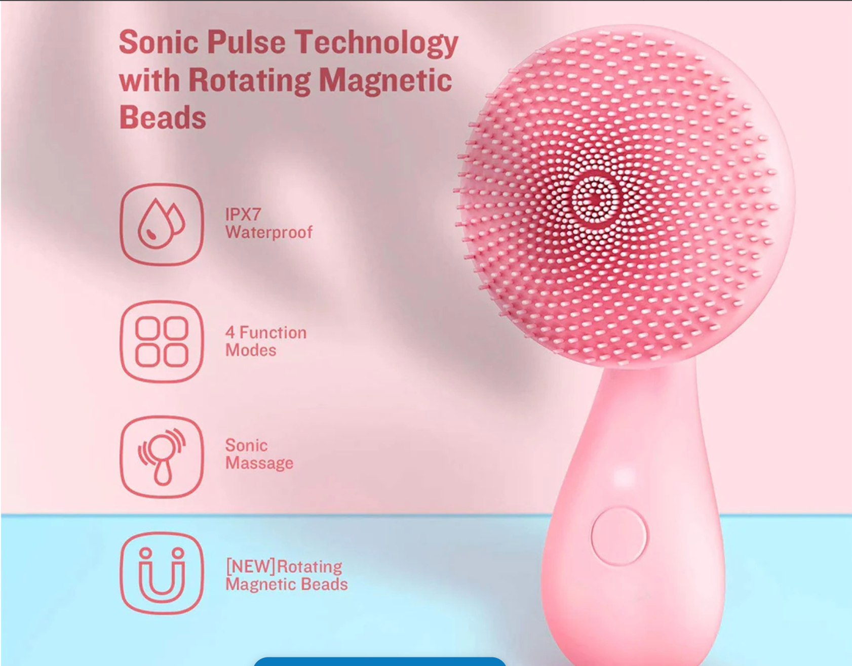 Sonic Silicon Deep cleansing brush