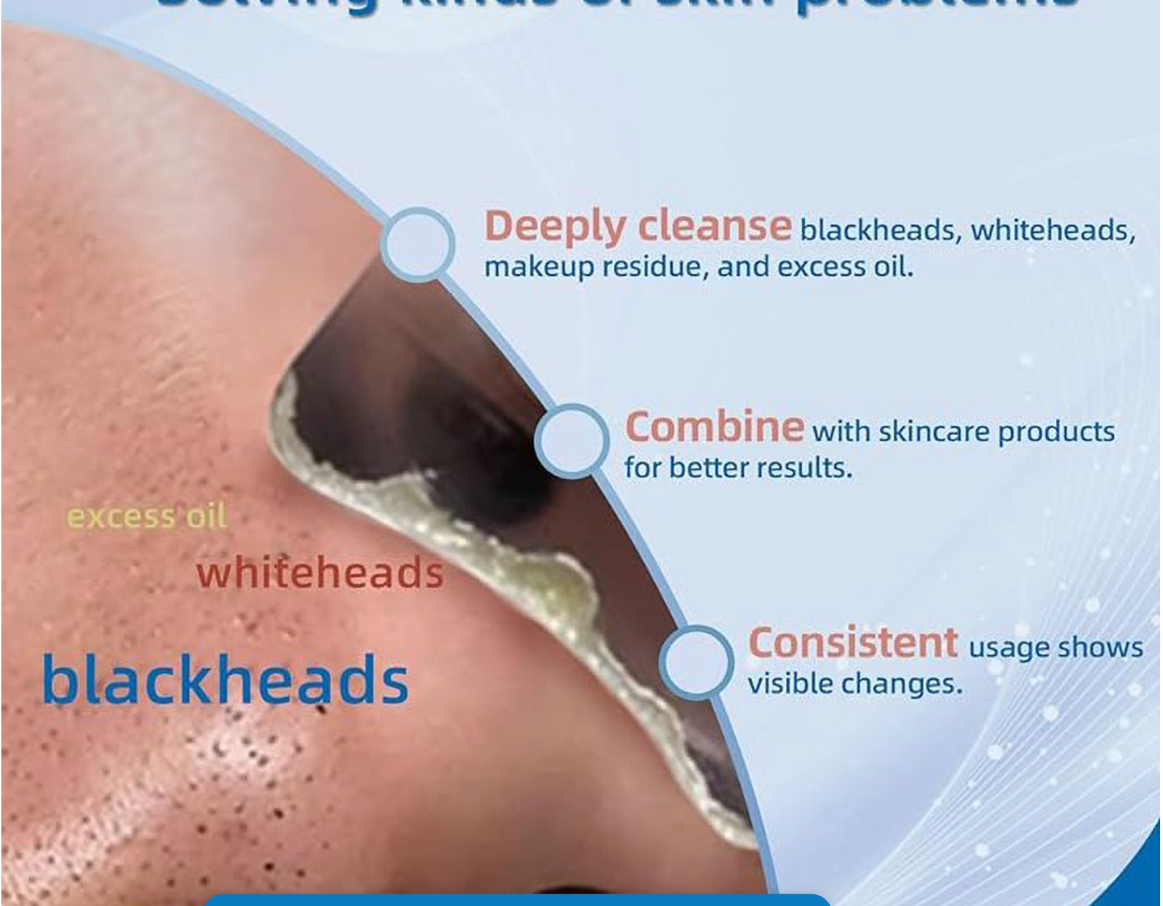 Skin Scrubber Facial Spatula for Deep Cleansing Blackhead Remover