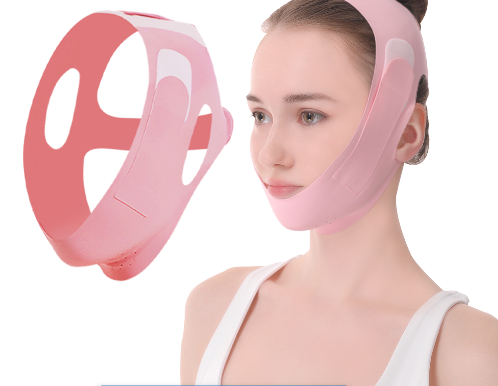 Chin Strap for Sleeping, Adjustable Chin Strap, V Line Lifting Mask