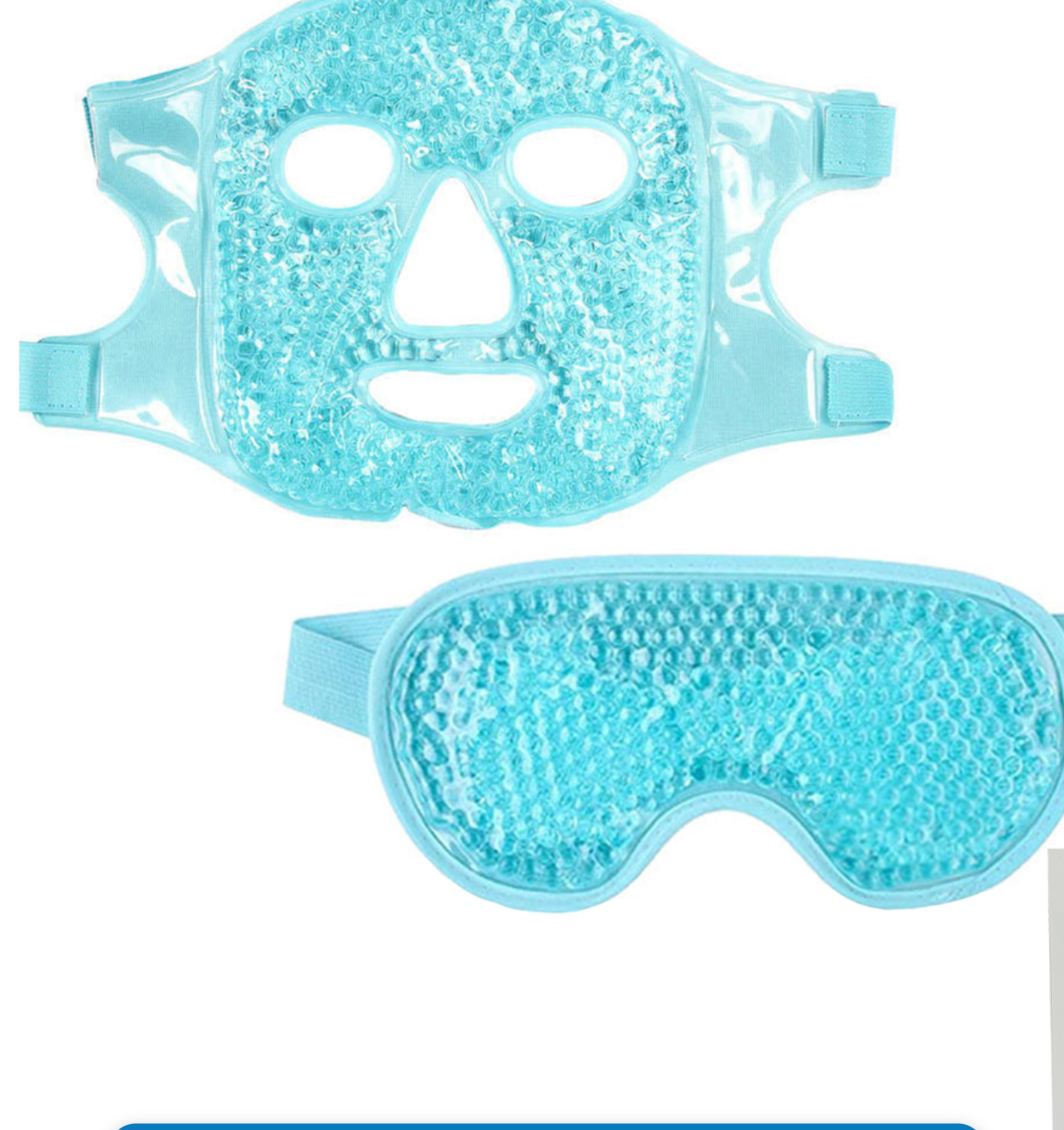 GET UNBOXED Cooling Ice Face Eye Mask Set Hot Cold Reusable Compress