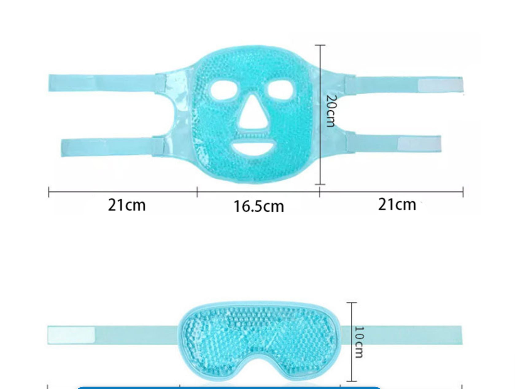 GET UNBOXED Cooling Ice Face Eye Mask Set Hot Cold Reusable Compress