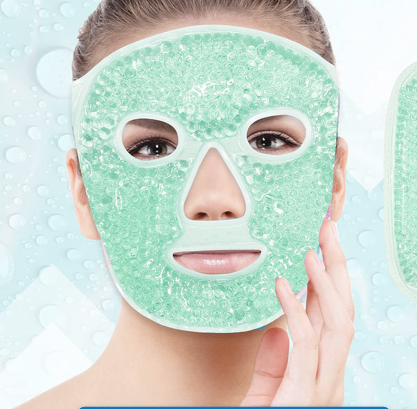 GET UNBOXED Cooling Ice Face Eye Mask Set Hot Cold Reusable Compress