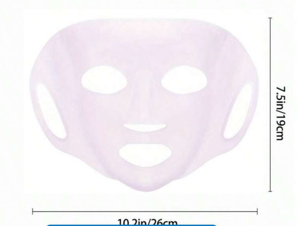 Reusable Anti-Wrinkle Silicone Face Mask - Moisturizing Facial Beauty Tool