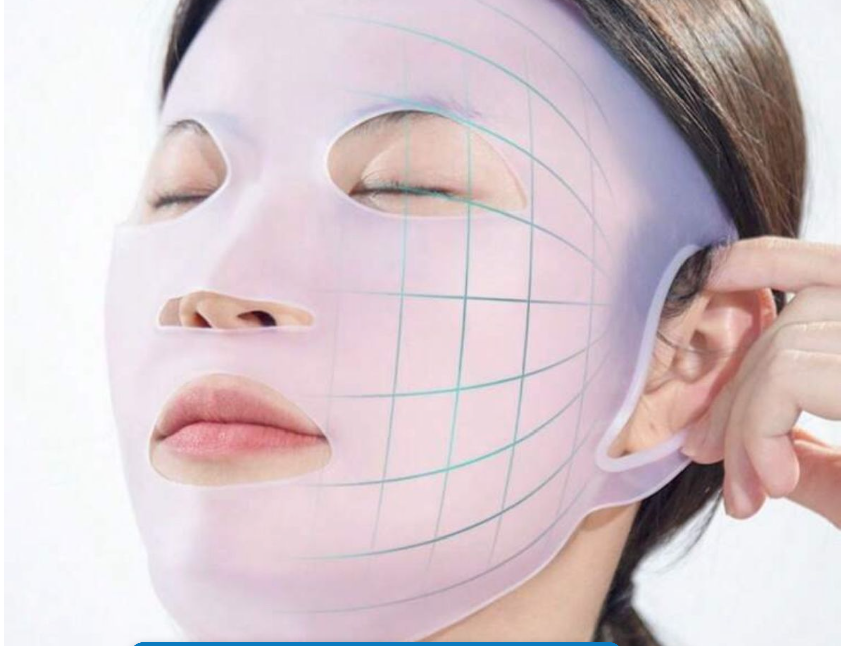 Reusable Anti-Wrinkle Silicone Face Mask - Moisturizing Facial Beauty Tool
